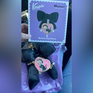 Kewpie Bow Bag Charm